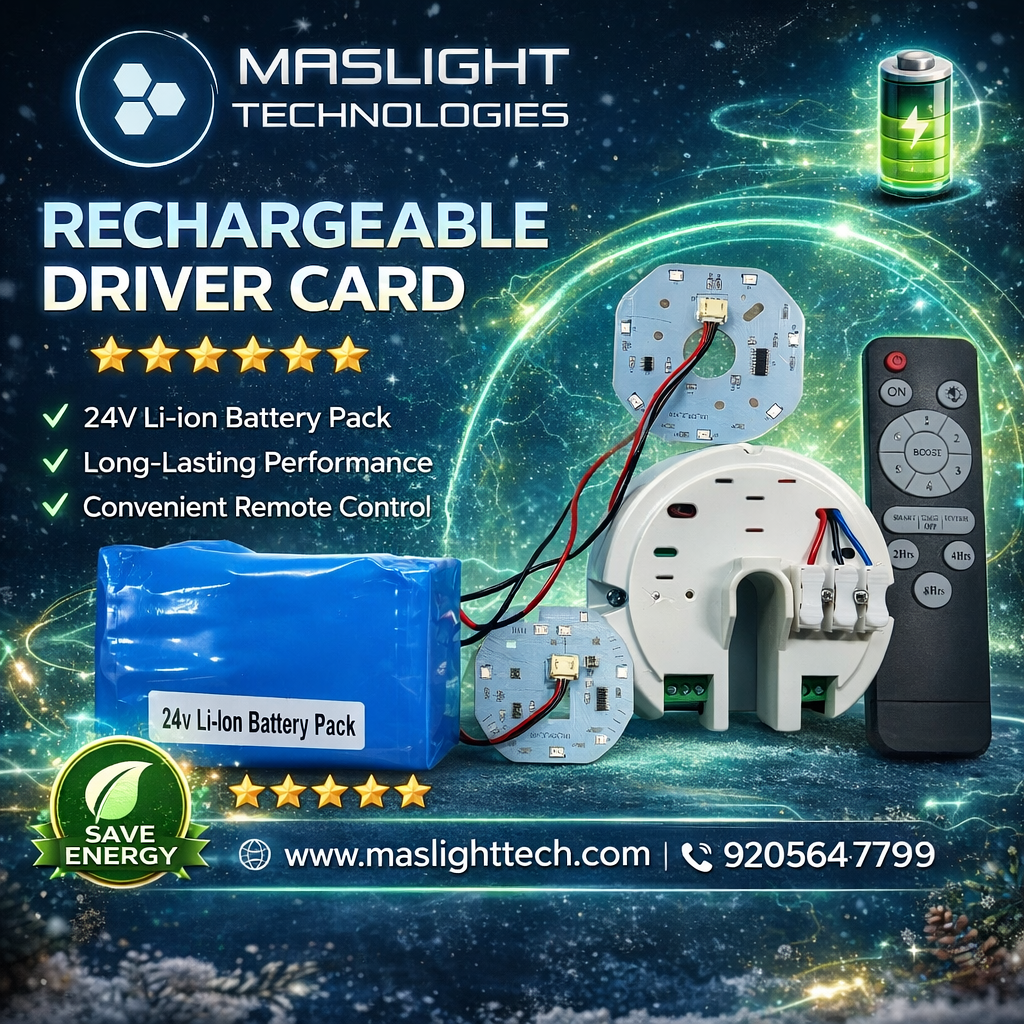 Rechargeable Driver Card